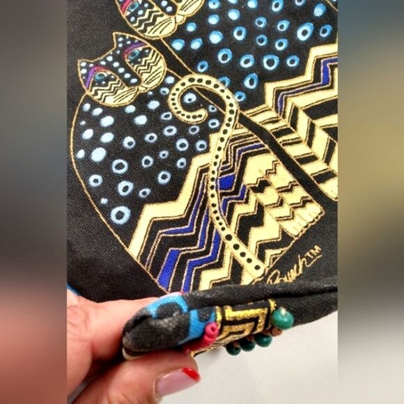 Laurel Burch Cat Purse Bag Crossbody Kitty Handbag - Picture 14 of 16